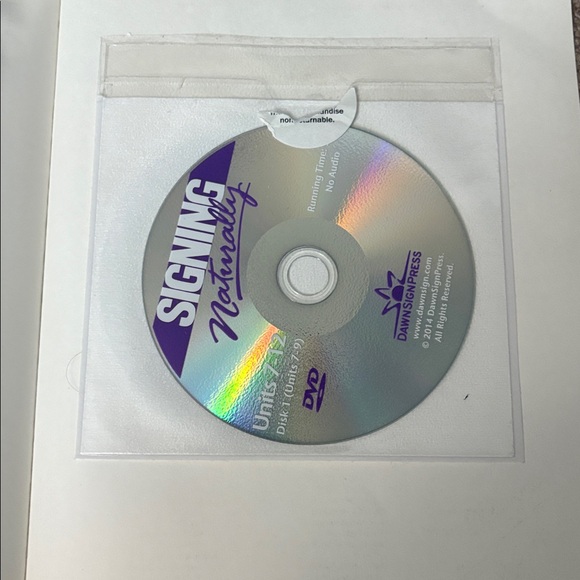 Signing Naturally Student Workbook 7-12 w/ DVDs - Picture 2 of 2